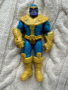 Marvel Avengers Mech Strike Thanos 7" Action Figure Used Please look at the pictures