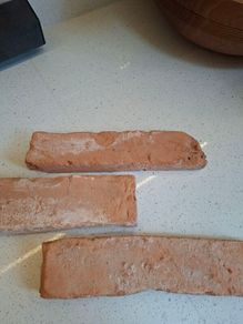 Brick slips 103 pieces left, Job Lot