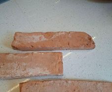 Brick slips 103 pieces left, Job Lot