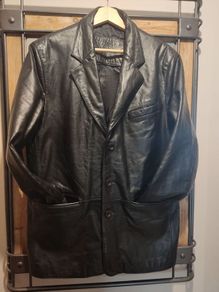 Leather coat