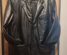Leather coat