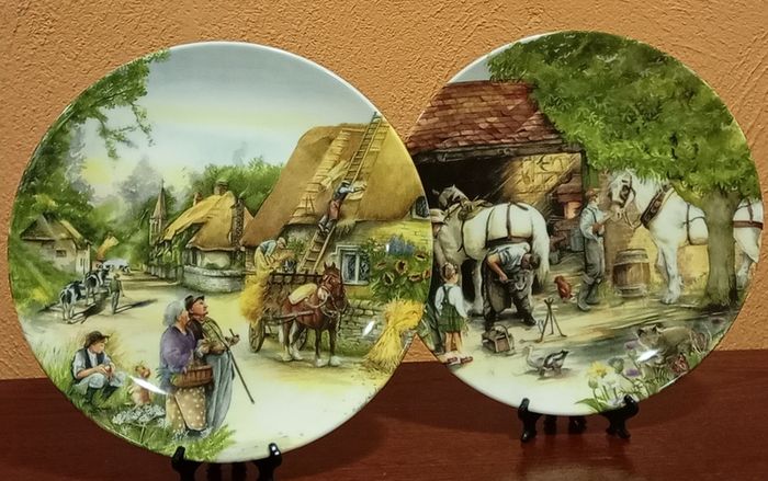 Vintage Royal Doulton Collector Plate x2