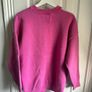 Unisex oversized jumper in pink Image 3