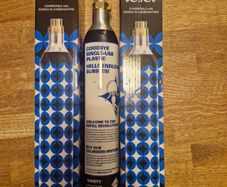 2 x SodaStream CO2 Gas Cylinders Full & Unused