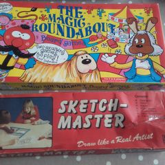 The Magic Roundabout and Sketch Master vintage games