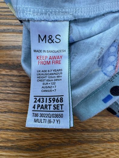 Marks & Spencer boys PJs bundle