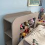 Wooden framed single bed Image 8