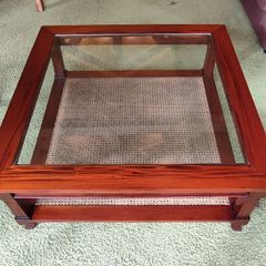 Glass Top Coffee Table