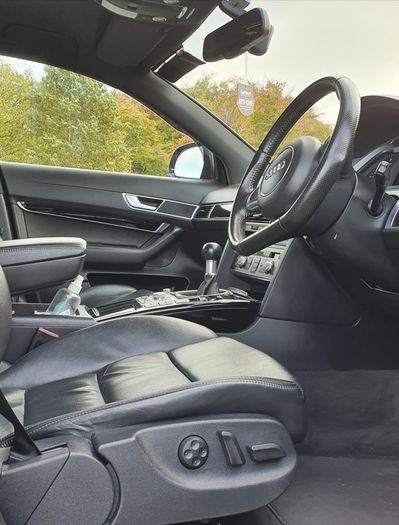Audi a6 c6 S LINE estate 2.0tdi BRE 6 speed man flat bottom steering wheel leather seats bumpers black headliner healthy engine breaking all parts available