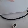 New genuine pandora leather bracelet and star wars charm Image 5