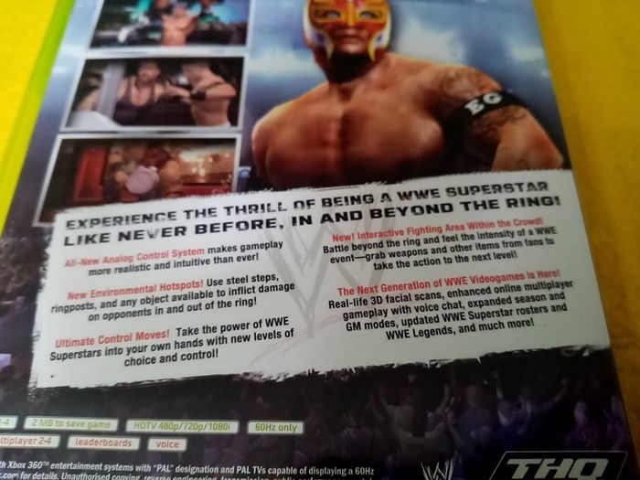 Smack Down VS Raw 2007 Xbox 360 Games Original