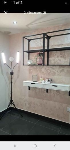 White Shelf with drawers
