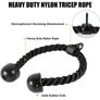 Cable Attachments for Home Gym, LAT Pulldown Equipment, Weight Machine Accessories, Straight Pull Down Bar, V Bar, Tricep Rope, Revolving Row Handle, Stirrup Handle (FREE POSTAGE) Image 4