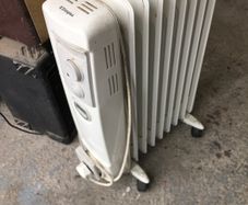 Dimplex storage heater.