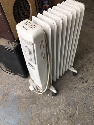 Dimplex storage heater.