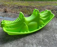 Green Crocodile Kids Rocker / Seesaw