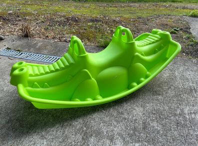 Green Crocodile Kids Rocker / Seesaw