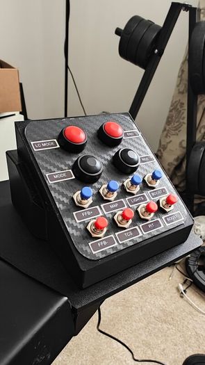 Custom PC Simulator Button Box