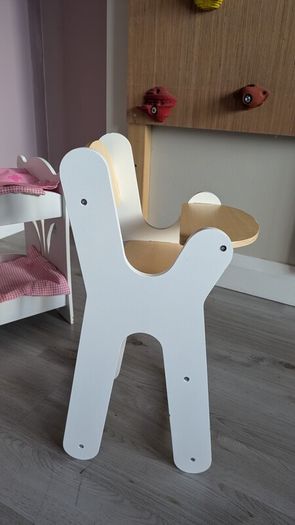 doll bunk bed and high chair