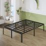 41 cm High Super King Bed Frame, 180 x 200 cm Metal Bed Frame Super King with Rounded Corner Legs Image 8