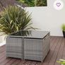 rattan table 4 chairs Image 3