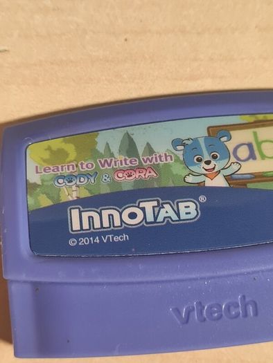 VTECH INNOTAB MAX kids learning tablet console blue with pen and one game cartridge