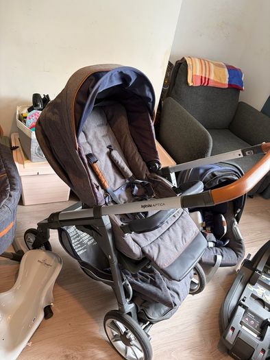 Premium Inglesina Aptica 4-in-1 Travel System + Full Accessory Bundle!