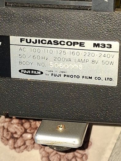 1950s Vintage Vintage Fujicascope M33 8mm/Super 8 Cine Film Projector with Tapes, made by Fujifilm Postage Available or Collection