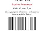 Dunnes Store save voucher