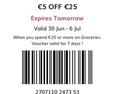 Dunnes Store save voucher
