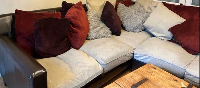 L shaped couch