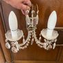 Vintage Glass Wall Lights x 4 Image 8