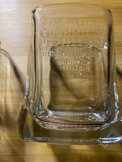 Bushmills whiskey glasses brand new