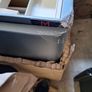 Grey two drawer wall unit Image 4