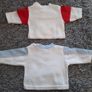 2 Warm Baby Tops 3-6M & 0-3M LIKE NEW Image 2