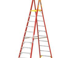 Werner 720 Series 10 Step Fibreglass Platform Ladder (2.92m)