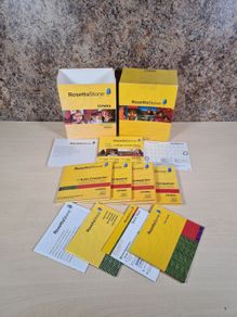 Rosetta stone spanish Latin America levels 1 - 5 software windows MAC