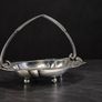 Vintage Silver-Plated Serving Basket Image 4