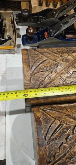 pair of wooden boxes