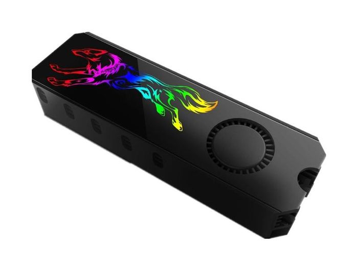 m.2 NVME A-RGB heatsink with fan / Brand New Boxed