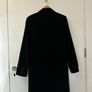 Black Sandro Wool Cashmere Coat Image 4