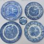 Fabulous Vintage Blue and White 4 Inch Miniature Plate By Enoch Wedgwood (Tunstall) Ltd, Featuring the Edinburgh Castle Pattern from the Royal Homes Of Britain Series Image 5