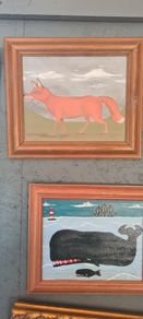 Contemporary Minimalist Niave Folk Art