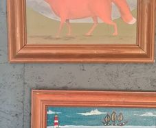 Contemporary Minimalist Niave Folk Art