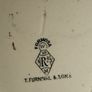 Antique T.Furnival & Sons Formosa gravy/ sauce boat with underplate Image 2