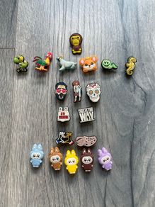 Selection of croc charms