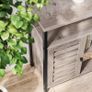 New Greige Cabinet With Open Shelves - FREE P&P Image 3