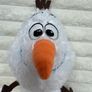 Disney Frozen Glitter Olaf Plush Used PLease see pictures Image 3
