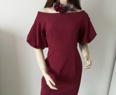 Dark red/burgundy Coast dress, size 12