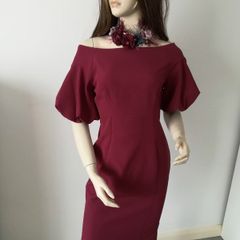 Dark red/burgundy Coast dress, size 12